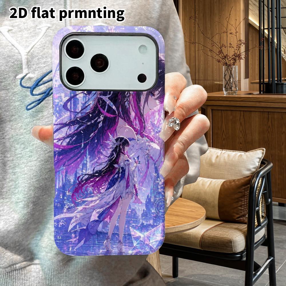 Phone Case: 2D Flat Design Suitable for iPhone 18 17 16 15 14 13 Pro Film Protective Case, Couple Style, Twin Girls, Christmas and Halloween Gift