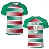 Simple Striped Graphic Football T Shirts For Men Summer Fashion Short Sleeve 3D Printed Sports T-shirts Loose Quick Dry Tees