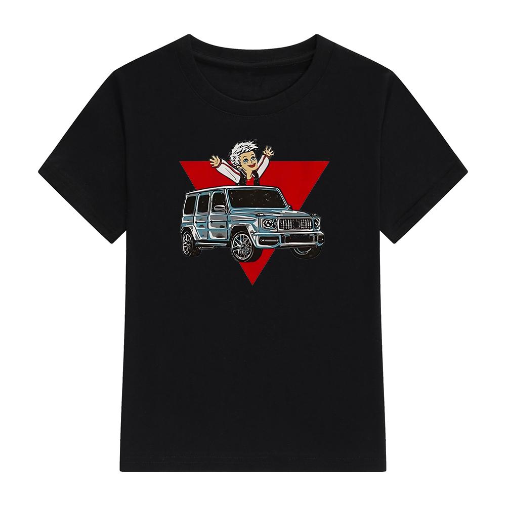 

Детские футболки из 100% хлопка, мерч А4 Гелик принт, повседневная семейная одежда, детская модная одежда, топы L