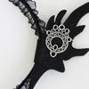 Unique Halloween Rabbit Ear Lace Headband Hair Accessories Halloween Decorations Party Must Have Hair Hoop Women  Black