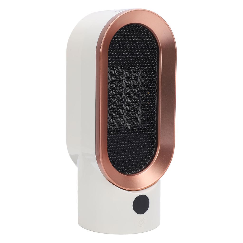 Space Heater 800W PTC Ceramic Fast Heating Quiet Portable Electric Desktop Heater for Bedroom
