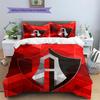 Atlas Football Club  Pattern Bedding Quilt Set  Home Decoration  Gift (1 * duvet cover + 2 * pillowcase  without core)