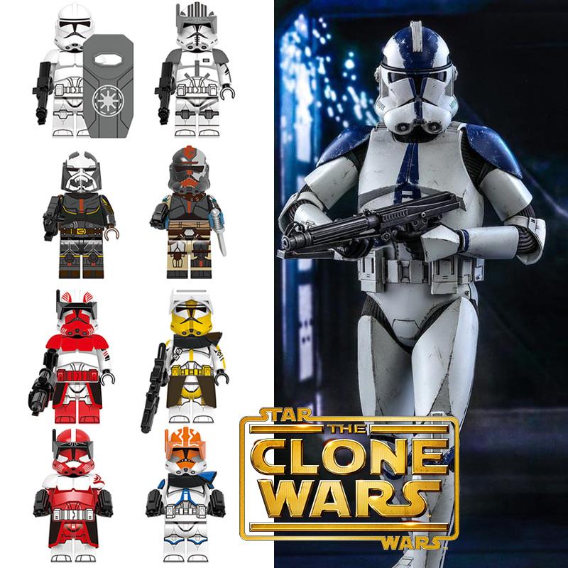 The Wars Star Clone Wars Building Block Cody Fox Vaughn Kid Assembled Toy Puzzle