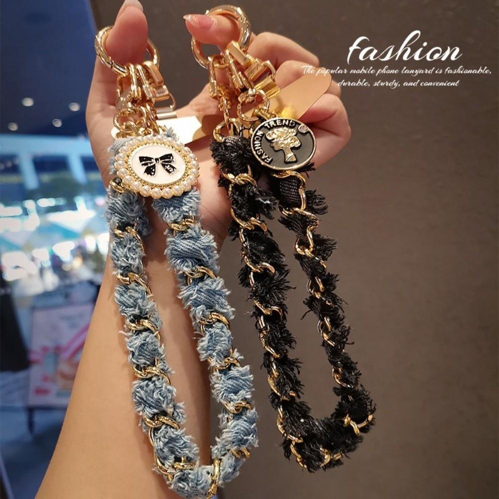 Pendant Cell Phone Chain Pearl Mobile Phone Lanyard Mobile Phone Strap Women/Lady/Girl