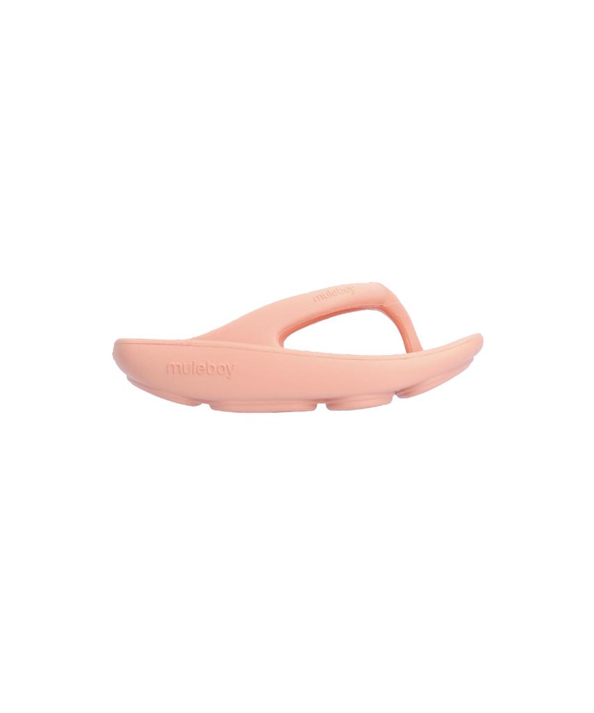 Muleboy Square Jet Flip-Flops Coral Pink