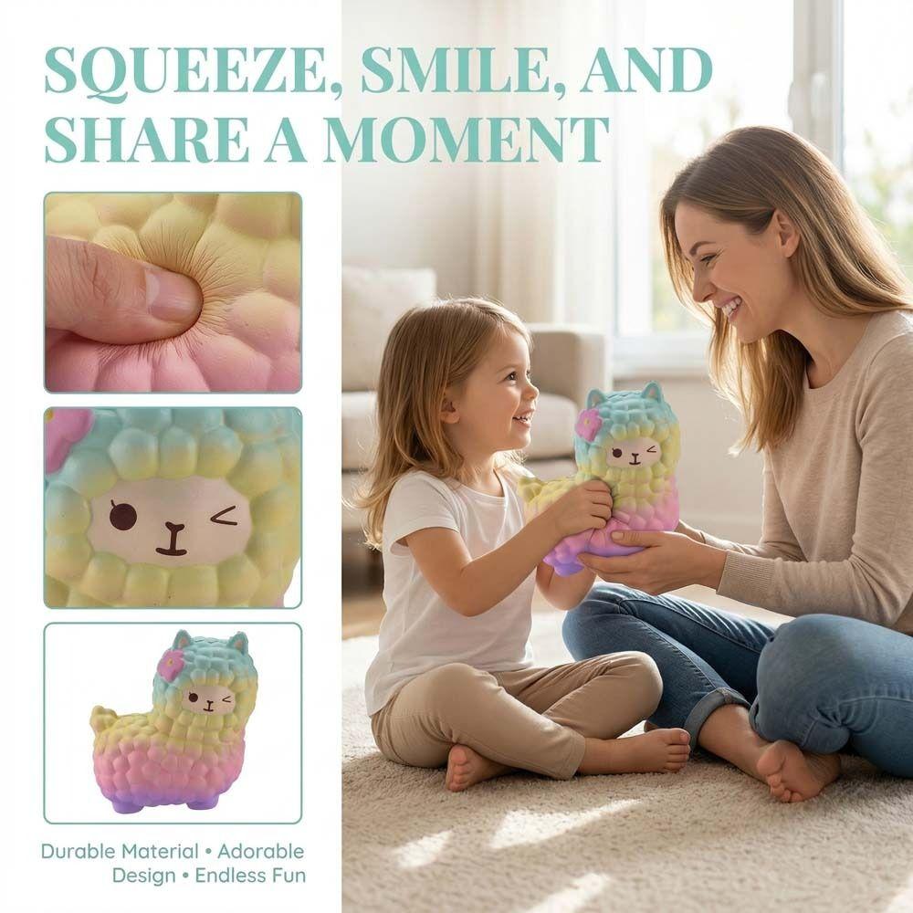 Simulation Alpaca Squeeze Toys Elastic Slow Rising Squeeze Toy  Children Toys