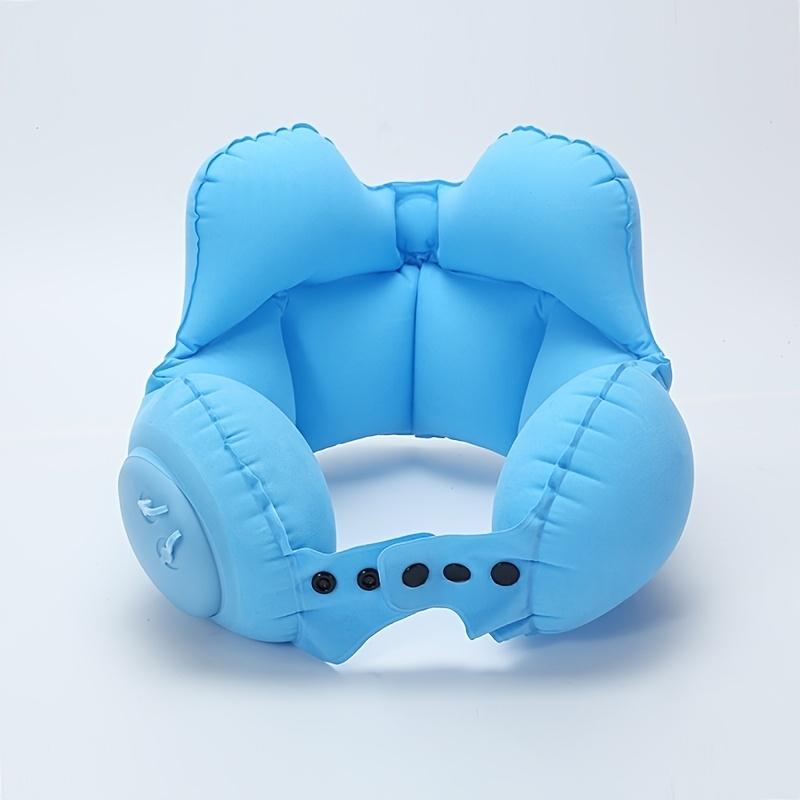 1pc Compressible Inflatable Neck Pillow, Travel Portable Cervical Support Pillow, Compressible Air Pillow, Travel Neck Pillow, Napping Pillow