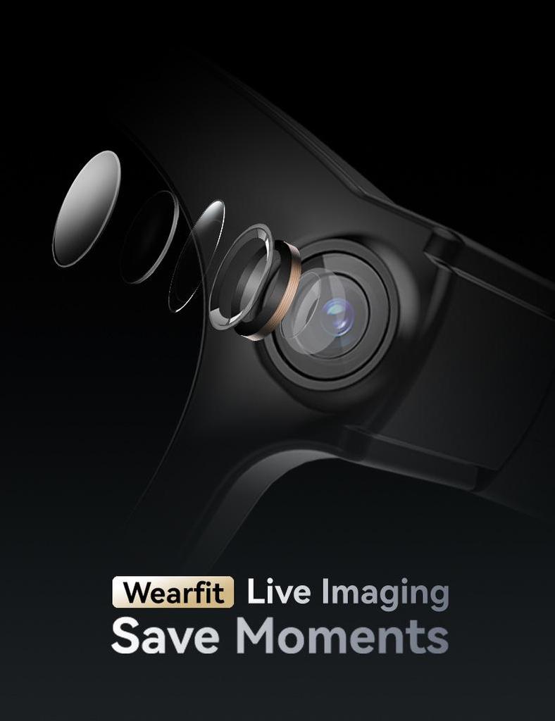 AI-Powered HD Smart Shooting Glasses with Anti-Shake, Recognition, and Real-Time Translation for Men