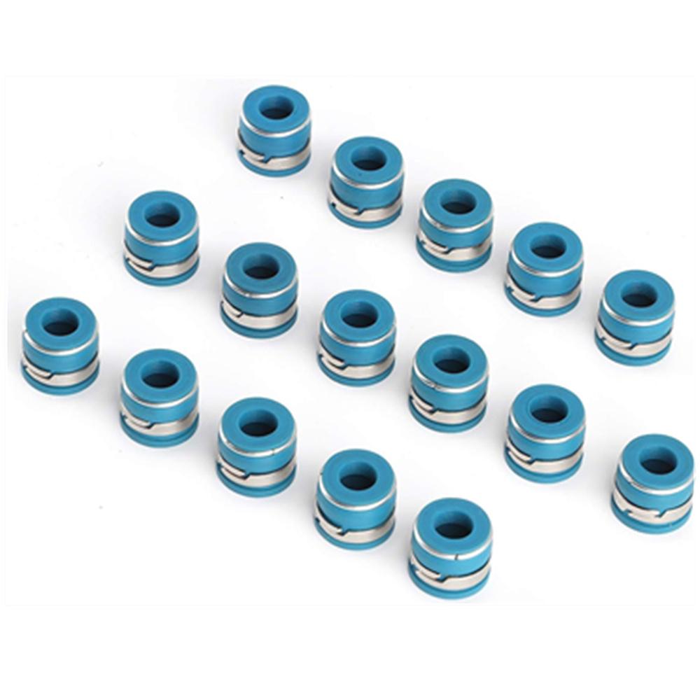 16 Pcs Fit For SBC BBC SBF BBF 11/32" X .500" Valve Stem Oil Seals Set