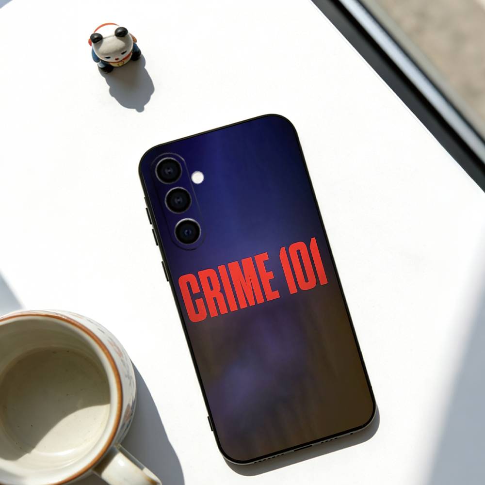 The Movie Crime 101 Phone Case Black Silicone Soft For Samsung Galaxy A73,A72,A71,A70,A53,A52,A51