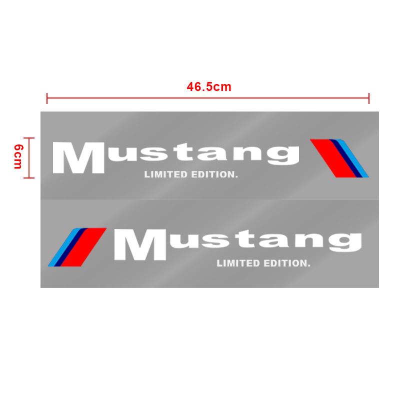 2 Stück Auto Seitentür 3D Aufkleber Emblem Abziehbild Dekoration Für Ford Focus 2 3 mondeo mk3 f150 fusion mustang mk7