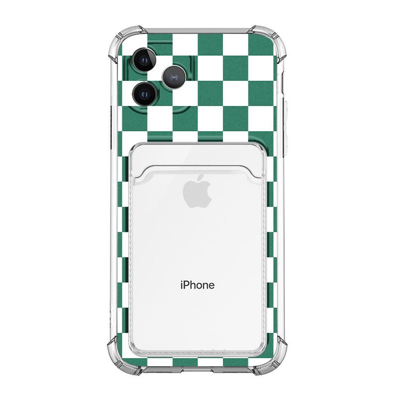 

Чехол-держатель для карт Plaid Bear для моделей iPhone 15/16, iPhone 6/7/8 Plus и X/XS/XR. iPhone 7 Plus/8 Plus