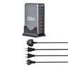 320W GaN Hohe Qualität Au Mehrfachstecker Neues Modell Mehrfachsteckdose Tragbar Handy Australien USA USB Typ C Wandladegerät Blockadapter