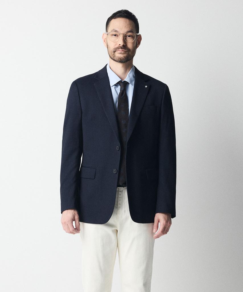 Stco Tech-Poly Four-Way Stretch Essential Suit Jacket_Indigo (Slim Fit)_Ssjuz03Ssn