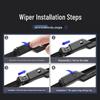 Li Auto L9 2022 Model Frameless Wiper Blade with Rubber Strip - Max Car Pro, Free Shipping