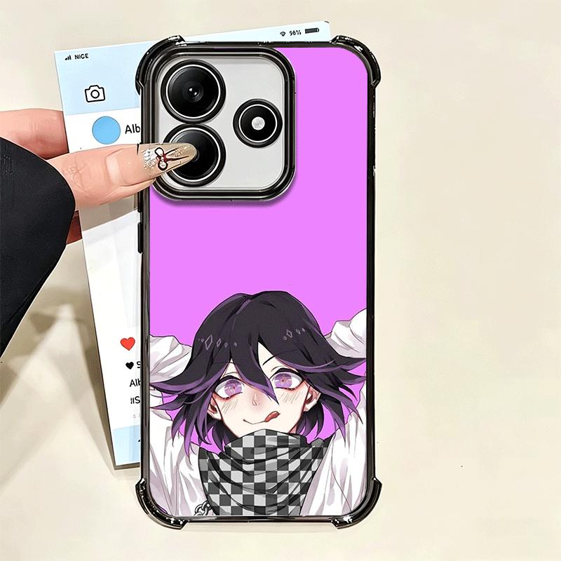 Anime D-Danganronpa Plating Phone Case For Xiaomi Poco X5 X6 X7 X8 Pro Max F8 Ultra F7 M8 M7 M5S Redmi 15C 15 14C 13C 13 X3 12C