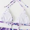 2022 Cross-Border Split Printed Bikini - European and American Sexy Swimwear