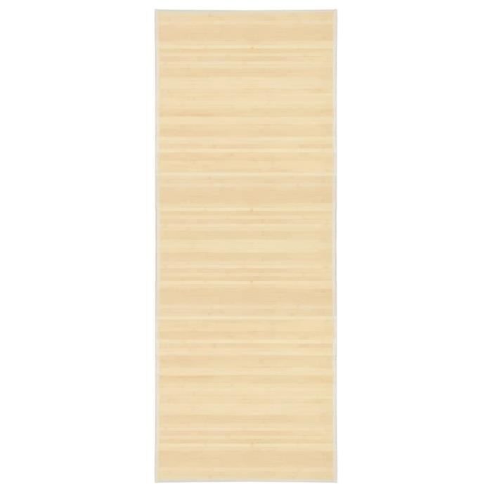 VidaXL Bamboo Rug 80 X 200 Cm Natural