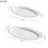 Oval Rock Texture Plate Ceramic Tableware Restaurant Steamed Fish Plate Dessert Dish Cake Plate Sushi Plates Barbecue Plates