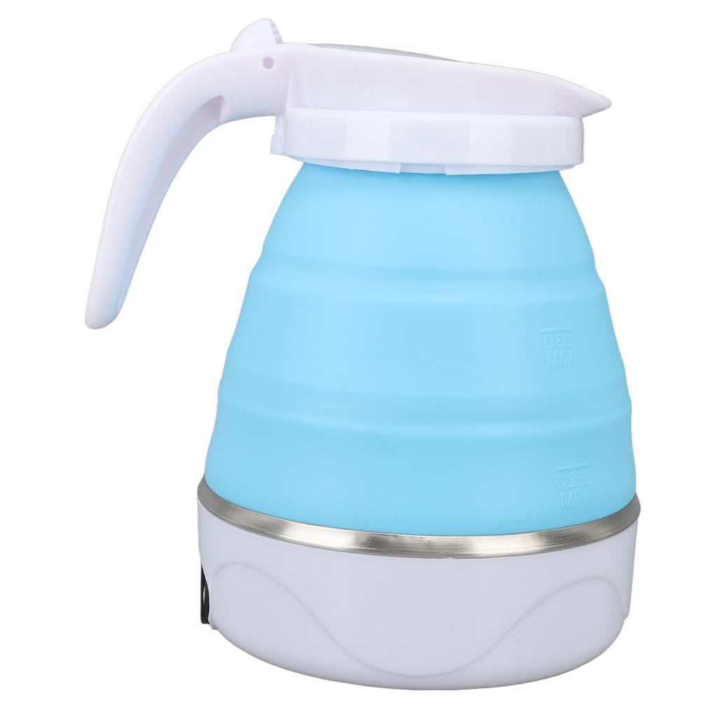 Travel Foldable Electric Kettle Mini Portable Collapsible Food Grade Silicone Stainless Steel Heating