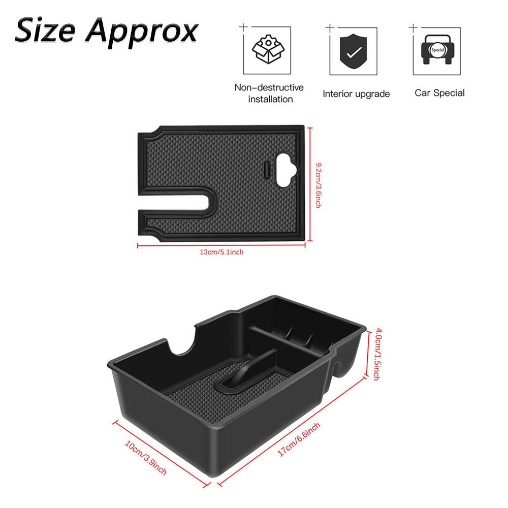 Central Armrest Box Organizer Tray for Jeep Renegade 2015-2025 Center Console Storage Box Tidying Interior Car Accessories