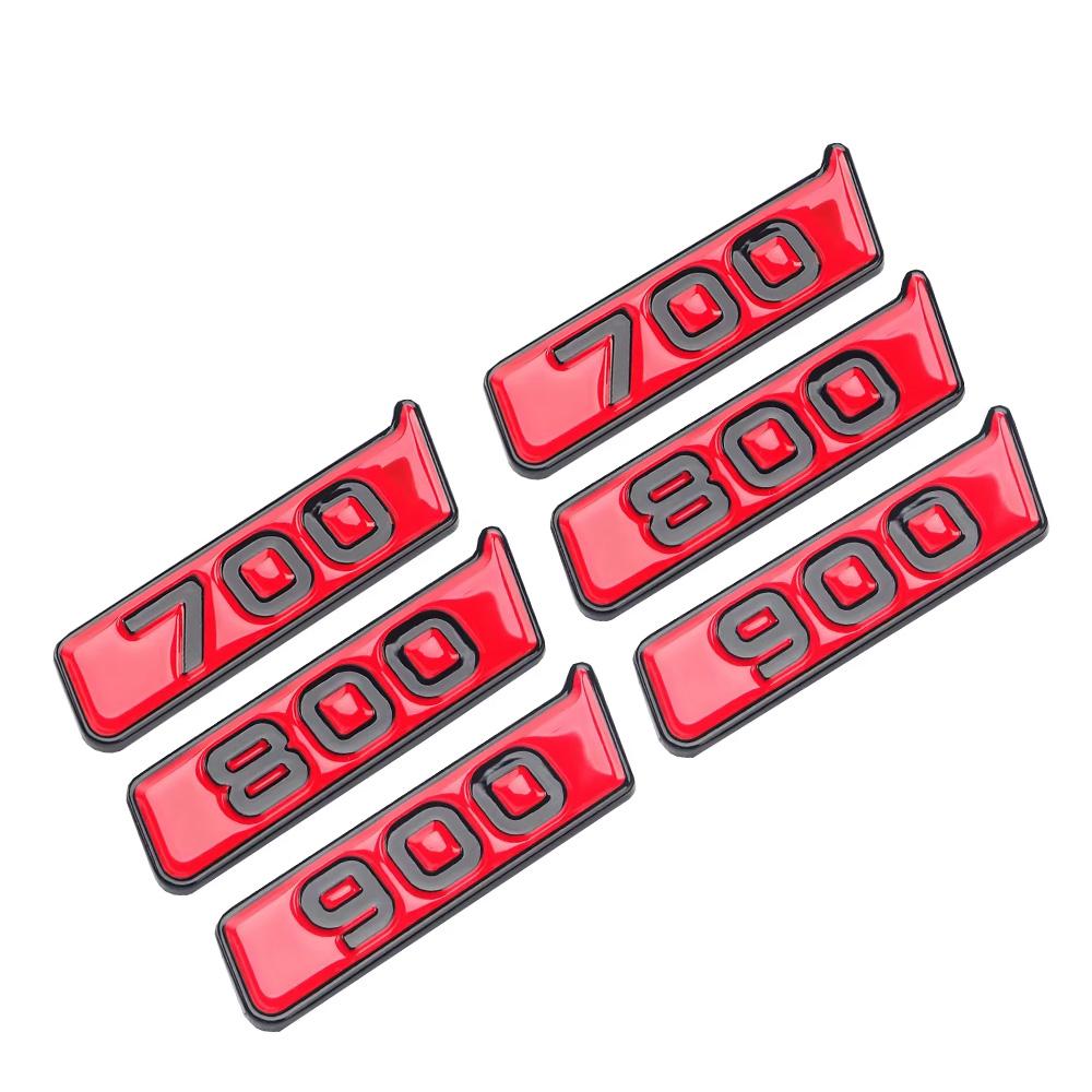 2pcs Red 800 Wing Side Sticker 900 700 Fender Sticker For Brabus Mercedes AMG G800 G900 W464 W463 G63 G65 Brabus Fender Sticker