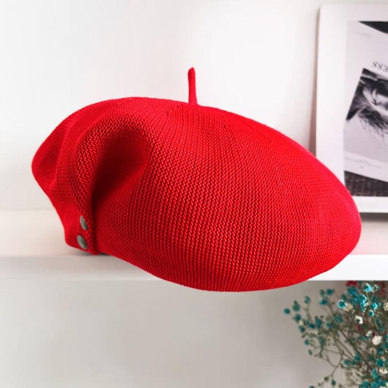 Женская вязаная дышащая беретка Junbie L