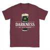 Printed Hello Darkness My Old Friend Stout Dark Beer T Shirt For Unisex  Pure Cotton Tee Shirt Short Sleeve Tops