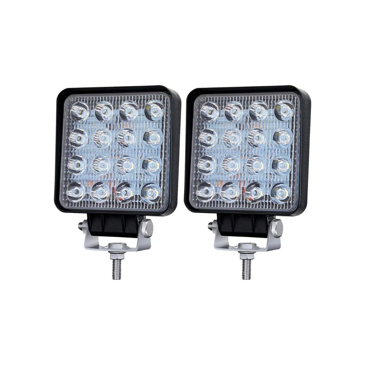 

Світлодіодні фари Apsmotiv для вантажівки, 4 дюйми 48 Вт 4000 лм 12 В 24 В робочі фари заливного світла, світлодіодні фари для бездоріжжя для трактора екскаватора квадроцикла UTV, 2 шт.