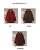 2025 Hooded Mid-Length Woolen Winter Jacket for Women with Plus Size and Thick Velvet Lining