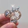 Rhinestones Butterfly Ear Jewelry DIY Open Headphone Decorations Detachable Fashion Enhancement Accessories