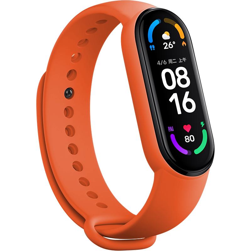 Strap for Xiaomi Mi Band 6 7 Bracelet Sport Silicone Watch Wristband Miband Band6 Band4 Correa For Xiaomi Mi Band 3 4 5 7 Straps