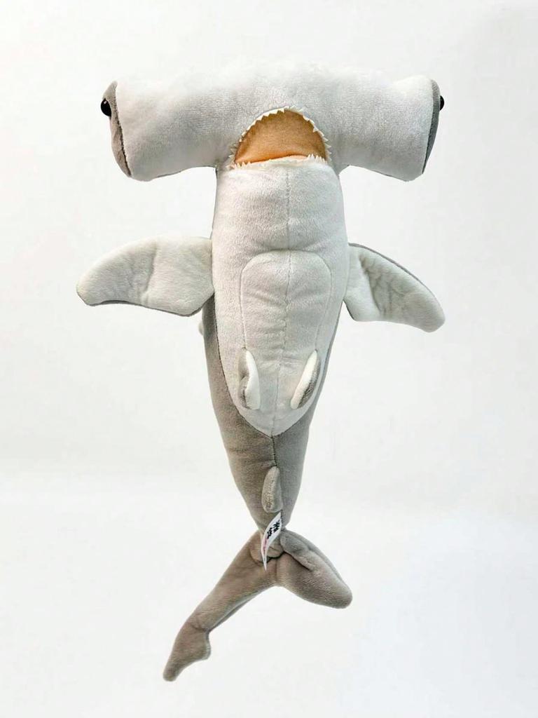 40 cm/15,75 Zoll Realistischer Weißspitzen-Riffhai Plüschtier Weiches Meeres-Tier Spielzeug Kuschelkissen Geburtstag Weihnachtsgeschenk Für Kinder Erwachsene