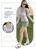 Women's Slim UV-Protective Yoga Hoodie - Cool Touch, Breathable, and Lightweight