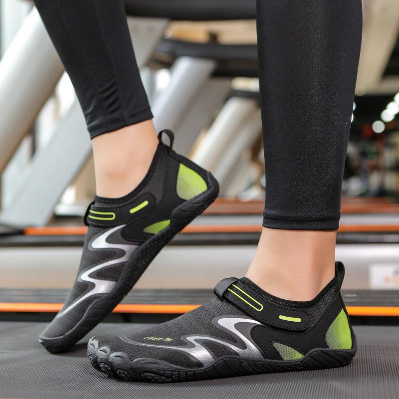 

Обувь для ходьбы по ручьям новая пляжная походная обувь для брожения плавания скалолазания с пятью пальцами мужская и женская фитнес обувь для активного отдыха 35