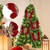 Fabric Simulation Bow Clip Velvet Powder Flocking Christmas Tree Decoration Scene Layout