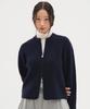 Blond9 Basic Two-Way Knit Zip-Up Cardigan_Navy