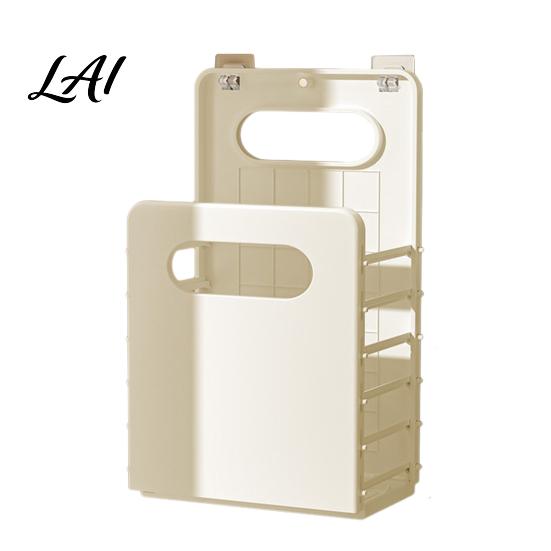 Blanket Holder for Bedroom Wall Mounted Laundry Hamper Breathable Large Capacity Container Foldable Container Space Saving Storage Basket Bathroom