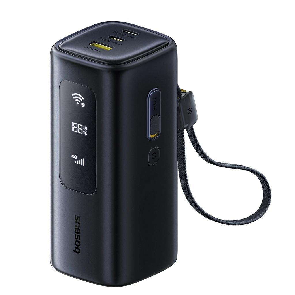 Powerbank Baseus Energeek Gx11 Mifi 20000Mah 67W With Wi-Fi Function - Black