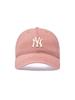 Emelbi Basic Washed Unstructured Ball Cap Ny (Coral)