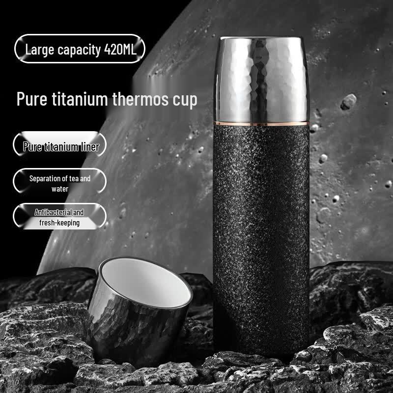 Hammered Stainless Steel Insulated Tea Infuser Bottle