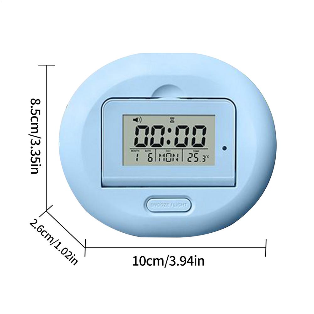 Vibrating LED Digital Alarm Clock Timekeeping Equipment With 3 Modes Countdown Temperature Display Weekdays And Weekends