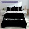 3pcs Kenworth LOGO Duvet Cover Set, Includes 1 Duvet Cover and 2 Pillowcases,Skin-Friendly&Comfortable Fabric,Suitable Bedding Sets
