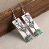 The New Tree of Life Turquoise Earrings Are Vintage Lovely WOMEN'S Party Or Souvenir Gift