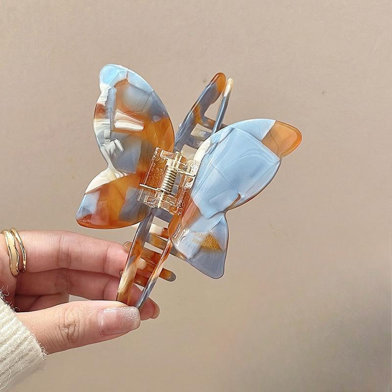 Sanfter Azetat-Haarspangen-Klip für Damen Hochwertiger Look Haiklammer für elegantes Haar-AccessoireSanft und Anmutig