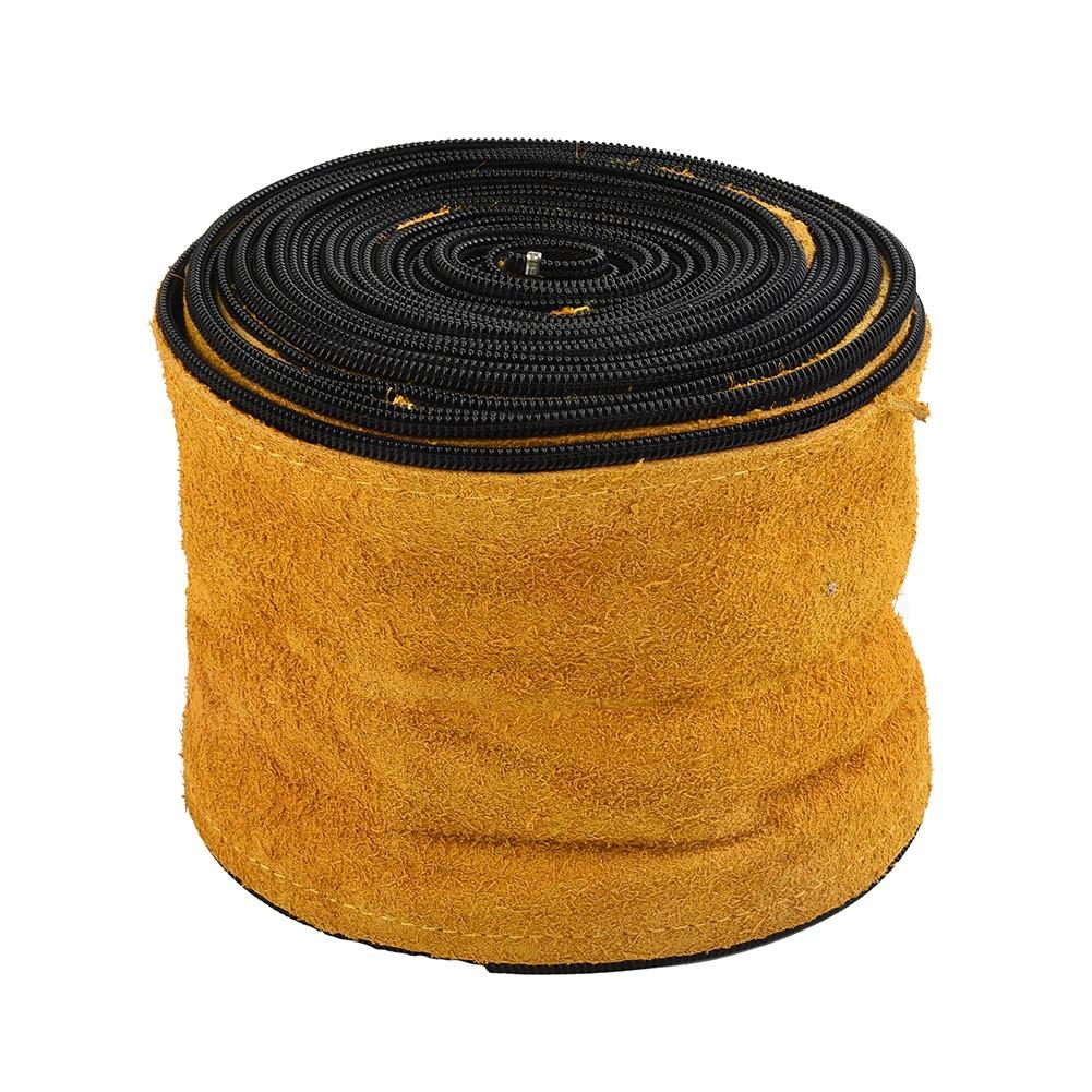 TIG Mig Cowhide Leather Welding Torch Cable Hose Cover 23ft L 4in Wide