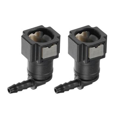 ABSOPRO Araba Yakıt Hattı Hortumu Hızlı Bağlantı Konektörü 90 Derece 5/16 İnç 7.89mm