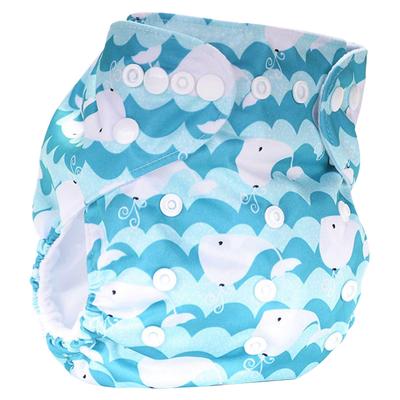 3 STÜCKE Stoffwindel Starke Wasseraufnahme Babywindel Verstellbare Baby Stoffwindel ohne Seitenauslaufen