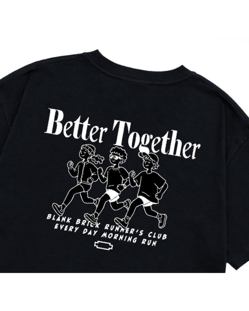 BLANKBRICK Better Together Short Sleeve T-Shirt (Black)