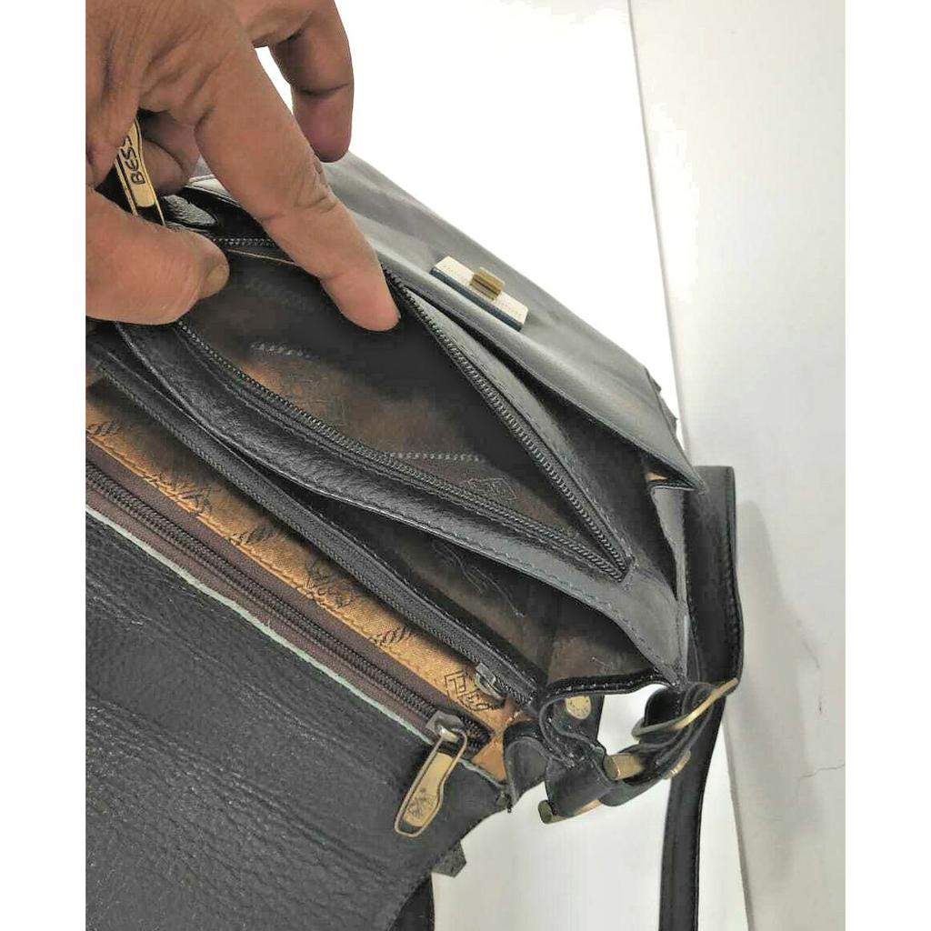 RSINC  New Fashionable Leather Body Travel Bag In Black Colour JL165537539390